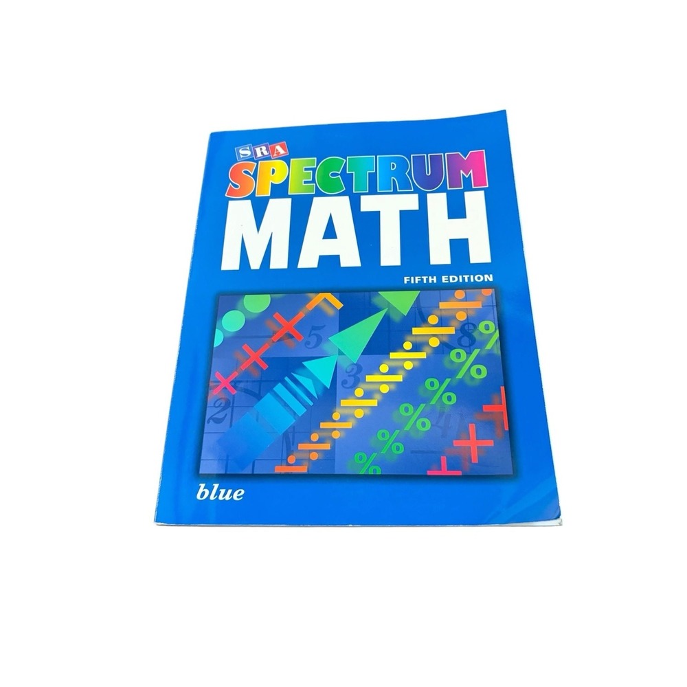 SRA Spectrum Math Blue Fifth Edition Textbook - Picture 1 of 4